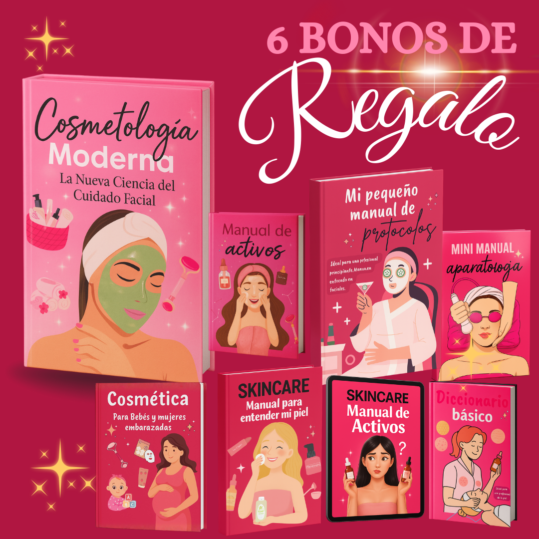 Libros de Cosmetología + Bonos de regalo💗